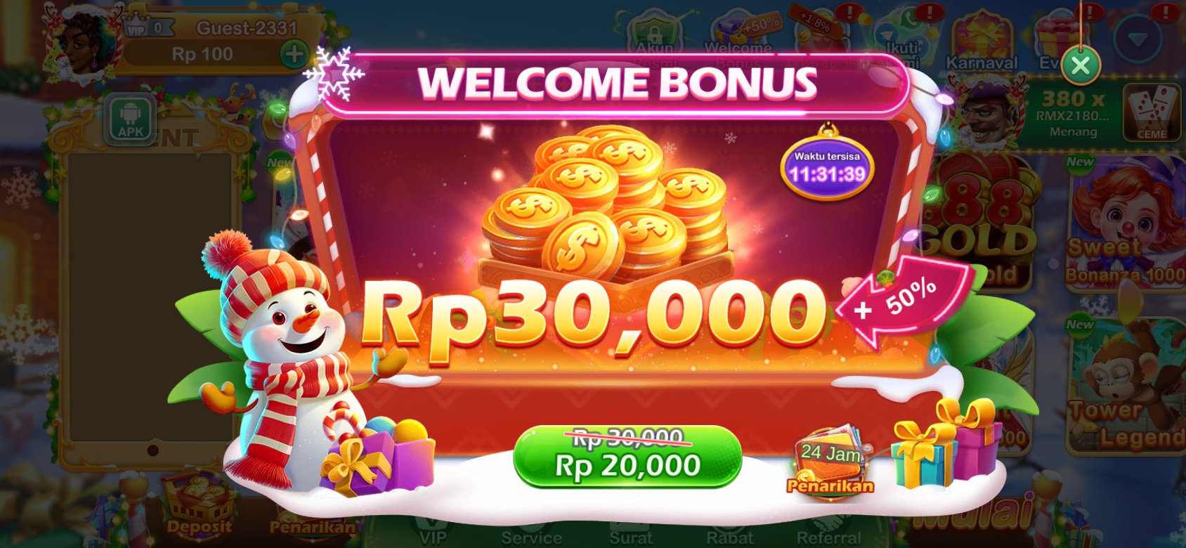 Penawaran bonus tambahan dan harga spesial di PT777 dengan waktu klaim terbatas.